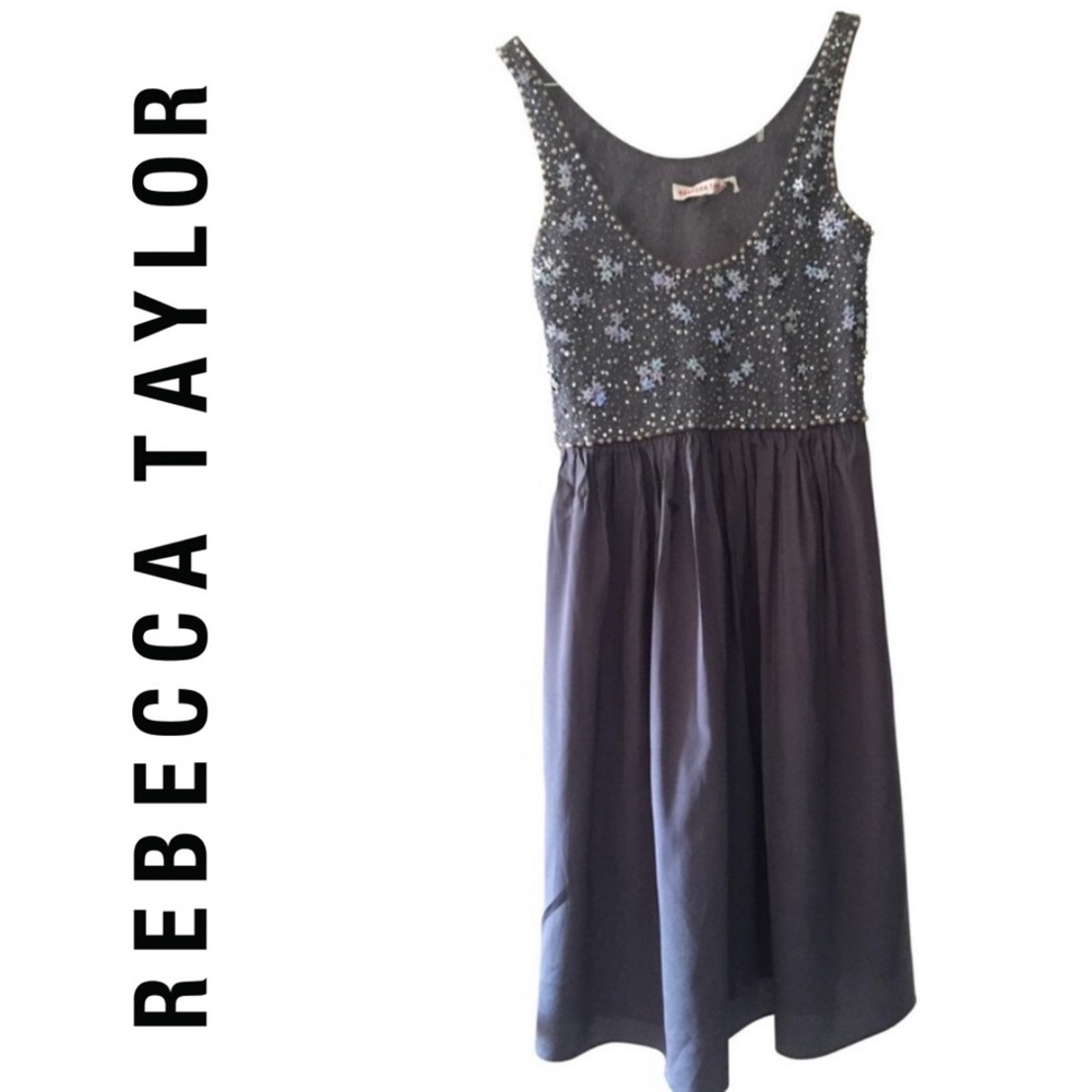 NWT silk Rebecca Taylor babydoll dress